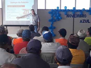 Unimed Andradina realiza palestras sobre o Novembro Azul nas Usinas Viralcool e Ipê