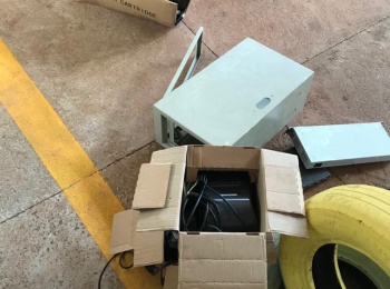 Unimed Andradina descarta lixo eletrônico em Ecoponto